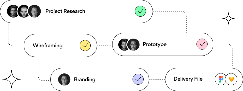 Share your side - chat illustration
